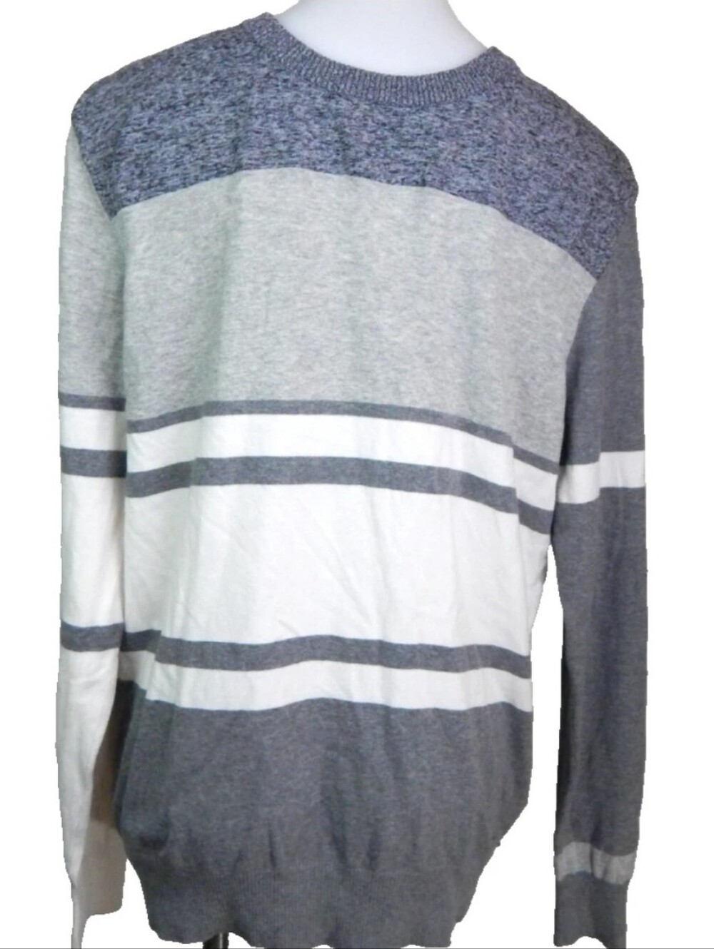 Diesel Men's Asymmetrical Striped Sweater
